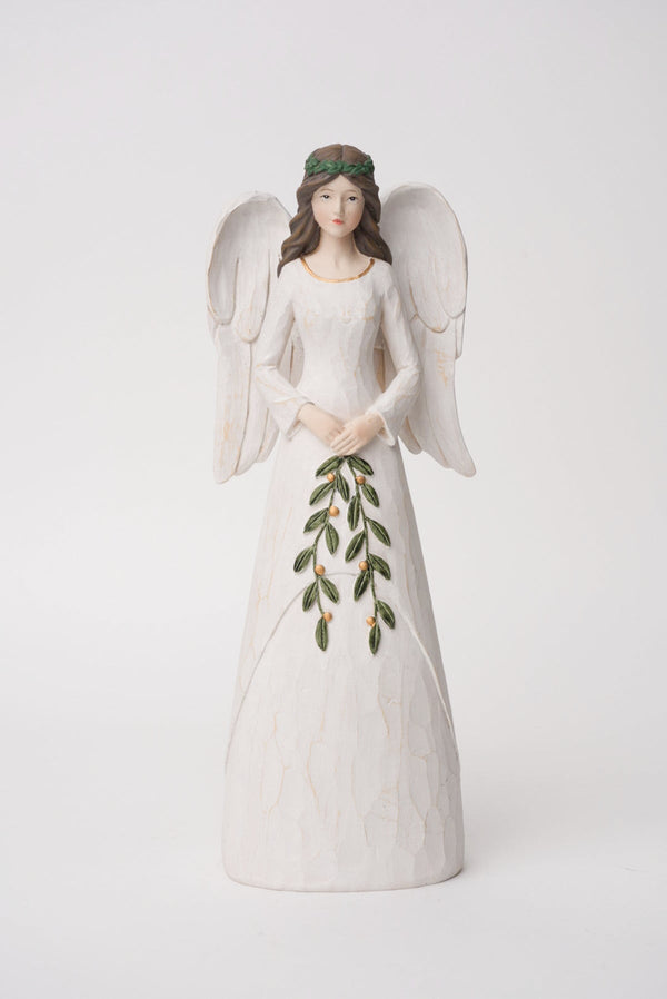 Carraig Donn Large White Angel Christmas Decoration