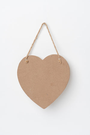 Carraig Donn Leo the Lion Heart Shaped Plaque Decoration