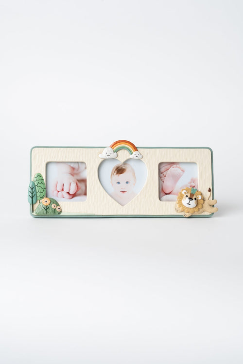 Little Gems Leo The Lion Triple Photo Frame
