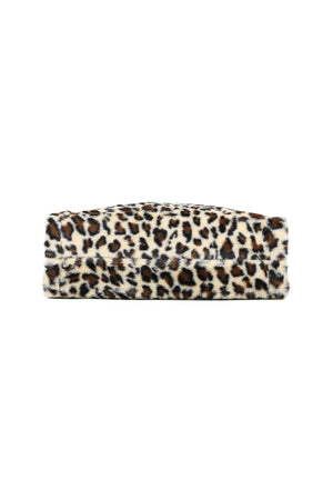 Carraig Donn Leopard Print Teddy Large Tote Bag