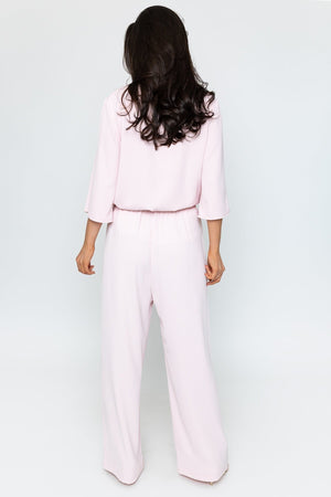 Carraig Donn Light Pink Wide Leg Trousers