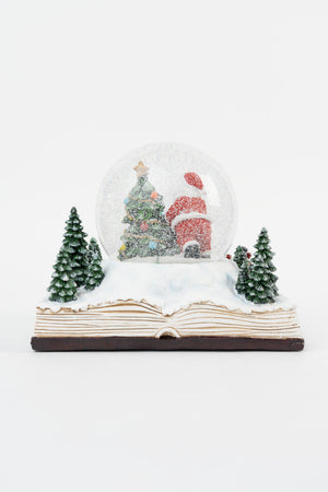 Carraig Donn Light Up Musical Book Snow Globe Christmas Decoration