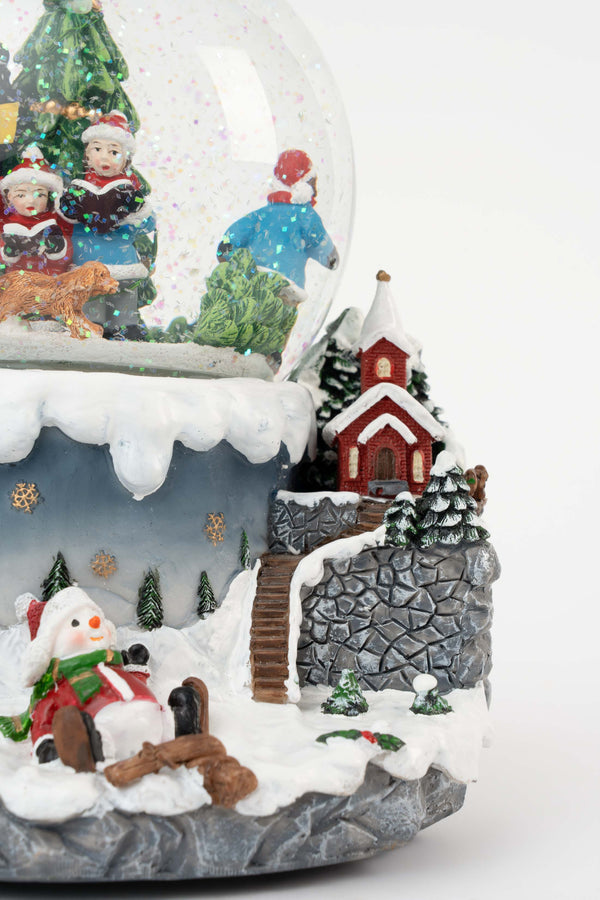 Carraig Donn Light Up Musical Choir Snow Globe Christmas Decoration