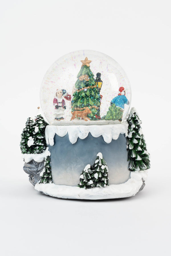 Carraig Donn Light Up Musical Choir Snow Globe Christmas Decoration