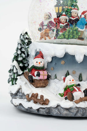 Carraig Donn Light Up Musical Choir Snow Globe Christmas Decoration