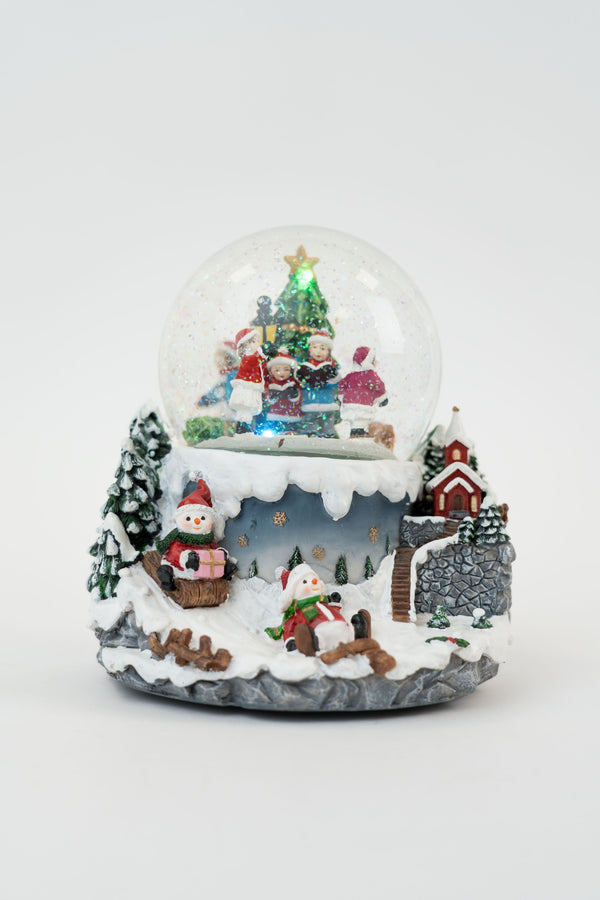 Carraig Donn Light Up Musical Choir Snow Globe Christmas Decoration