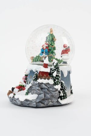 Carraig Donn Light Up Musical Choir Snow Globe Christmas Decoration