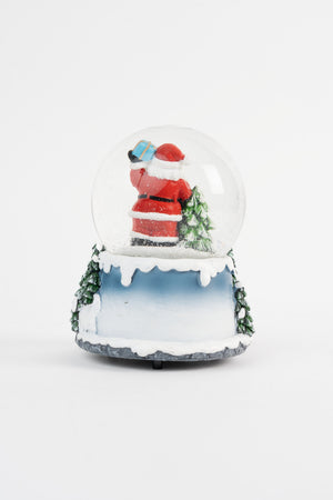 Carraig Donn Light Up Musical Santa Snow Globe Christmas Decoration