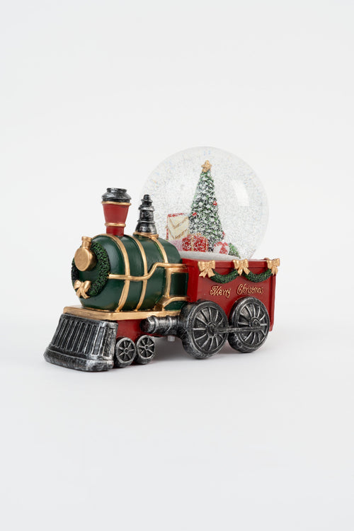 Light Up Train Snow Globe Christmas Decoration