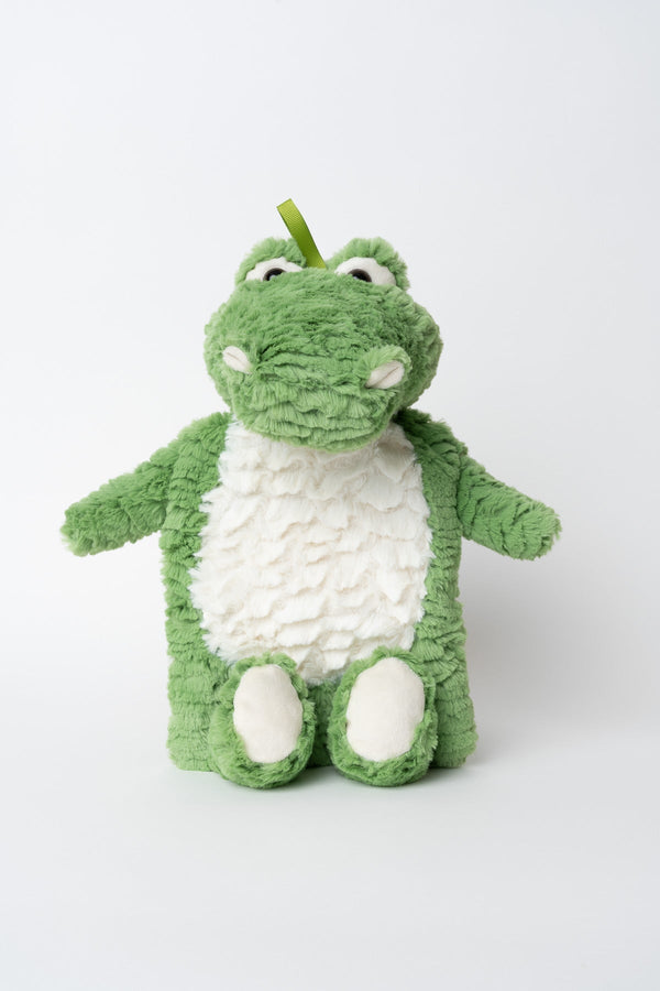 Carraig Donn Little Gems Green Crocodile Hot Water Bottle