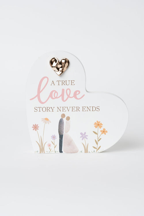 Love Heart Plaque Decoration
