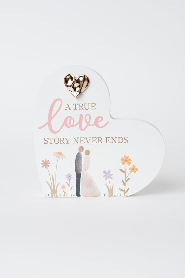 Carraig Donn Love Heart Plaque Decoration