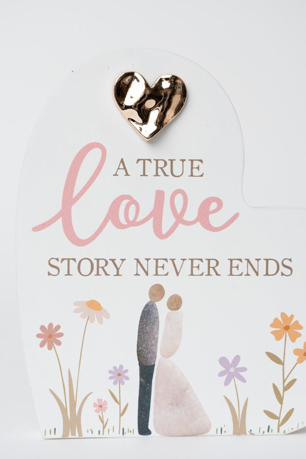 Carraig Donn Love Heart Plaque Decoration
