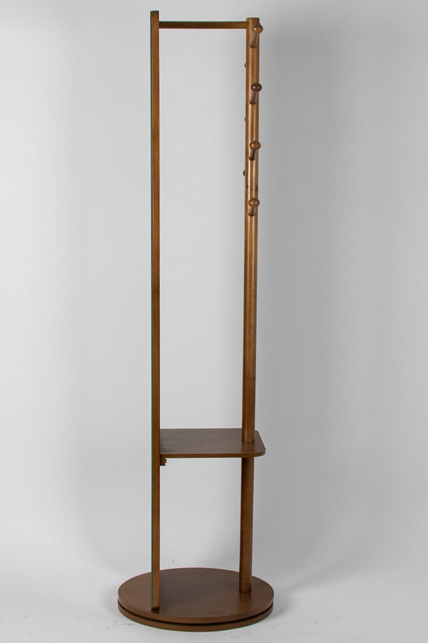 Carraig Donn Luca Brown H175cm Floor Mirror with Rear Hooks