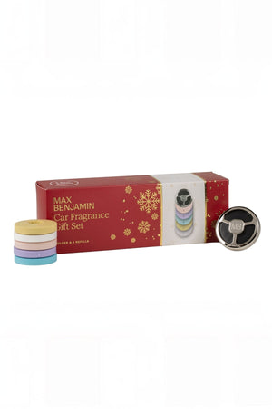 Carraig Donn Max Benjamin Car Fragrance Gift Set Holder With 6 Refills