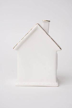 Carraig Donn Medium Ceramic LED House Christmas Decoration