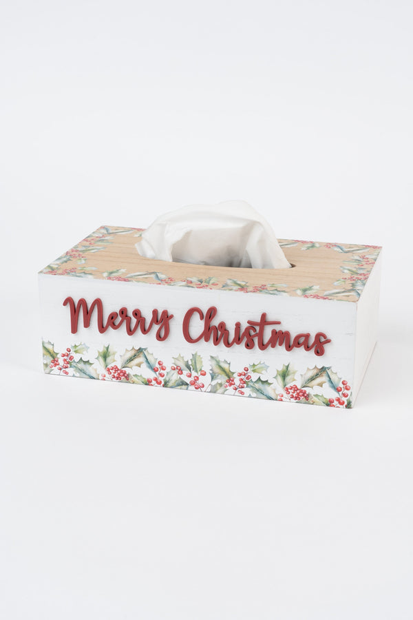 Carraig Donn Merry Christmas Festive Tissue Box