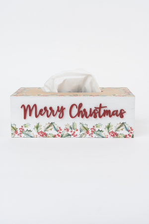 Carraig Donn Merry Christmas Festive Tissue Box