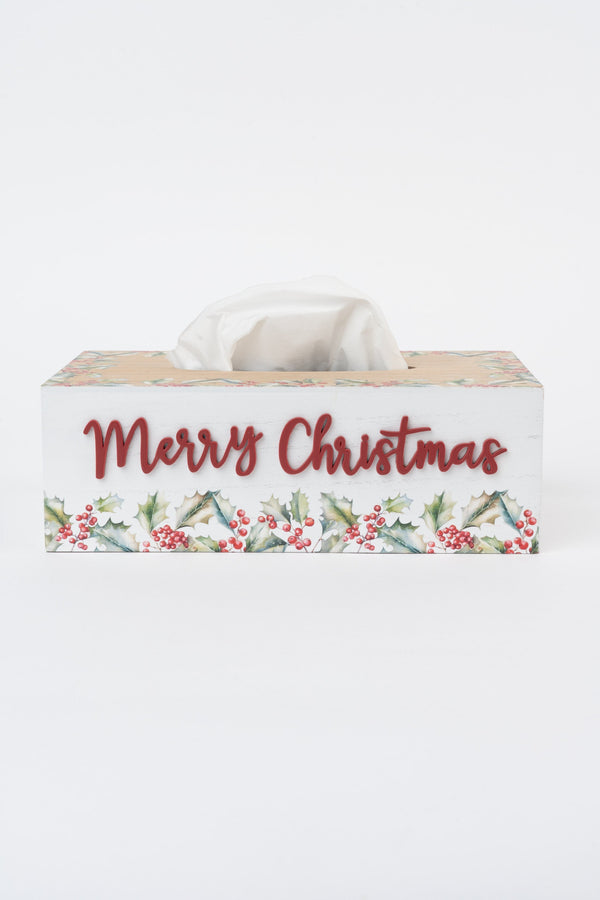 Carraig Donn Merry Christmas Festive Tissue Box