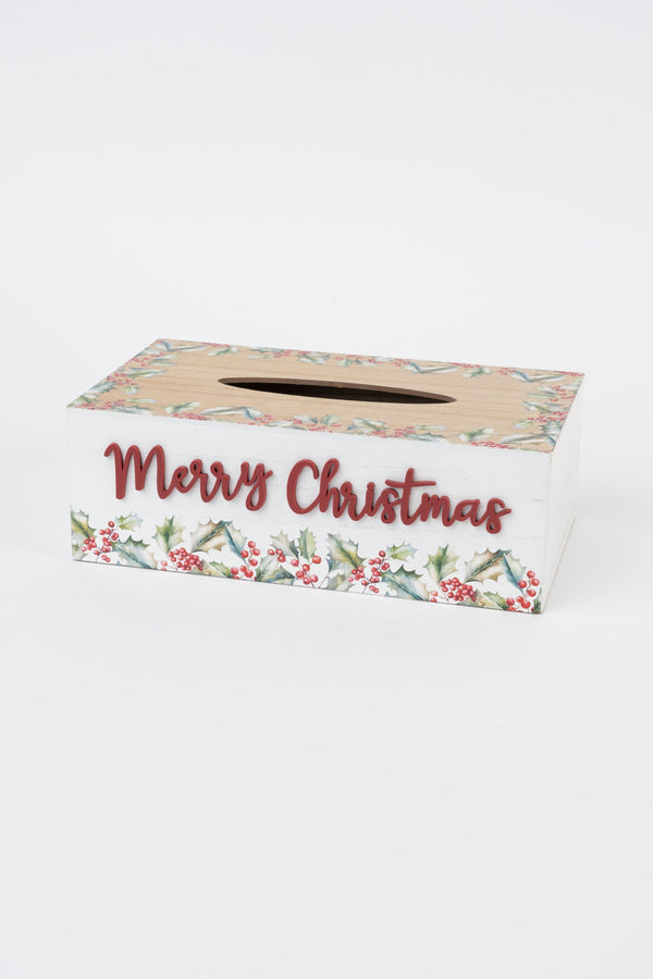 Carraig Donn Merry Christmas Festive Tissue Box