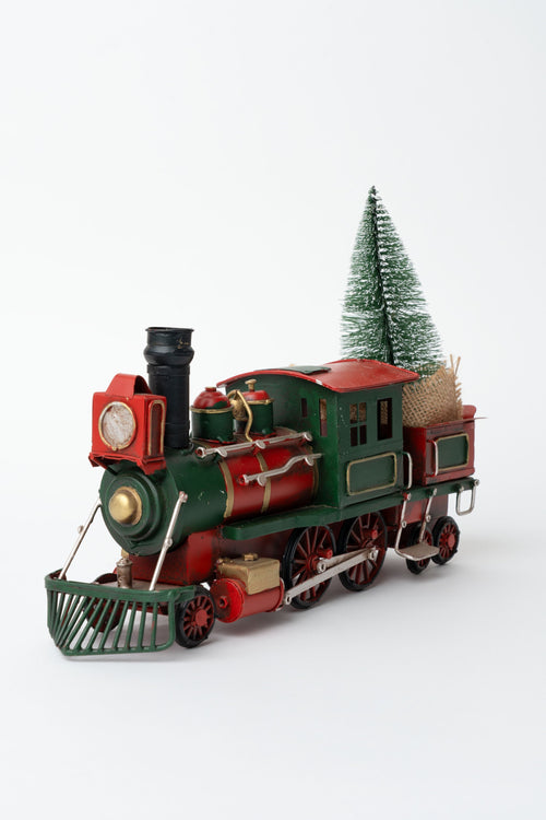 Metal Christmas Train Decoration
