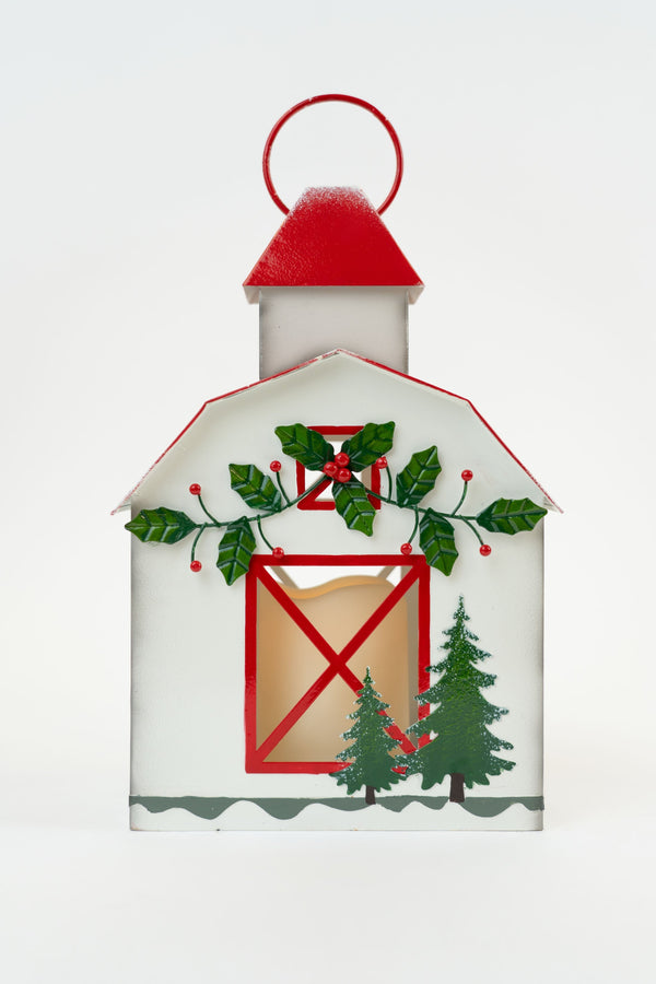 Carraig Donn Metal Farmhouse Lantern H30cm Christmas Decoration