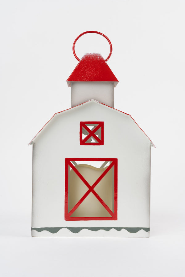 Carraig Donn Metal Farmhouse Lantern H30cm Christmas Decoration