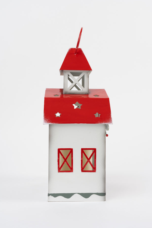 Carraig Donn Metal Farmhouse Lantern H30cm Christmas Decoration