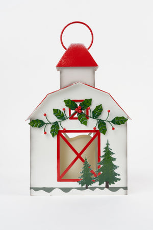 Carraig Donn Metal Farmhouse Lantern H30cm Christmas Decoration