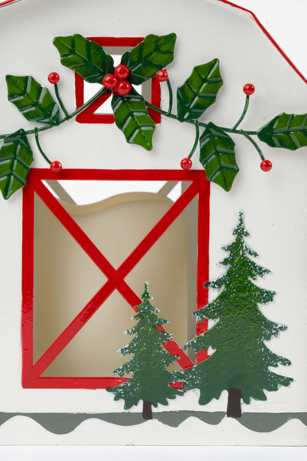 Carraig Donn Metal Farmhouse Lantern H30cm Christmas Decoration
