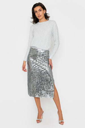 Carraig Donn Metallic Sequin Skirt