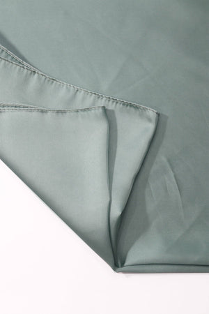 Carraig Donn Mint Green Satin Gold Ring Detail Neckerchief Scarf
