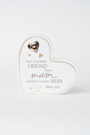 Carraig Donn Mum Heart Plaque Decoration