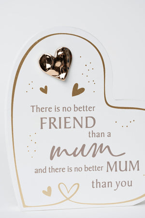 Carraig Donn Mum Heart Plaque Decoration