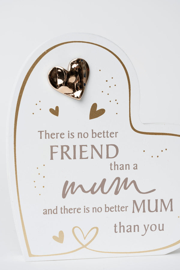 Carraig Donn Mum Heart Plaque Decoration