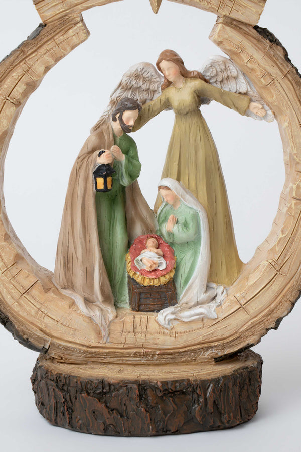 Carraig Donn Nativity Scene Under Star Christmas Ornament