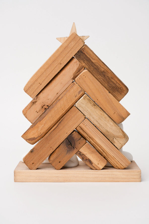 Carraig Donn Nativity Wooden Ceramic Christmas Decoration