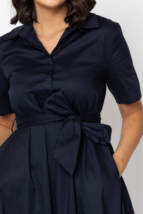 Carraig Donn Navy Kathleen Midi Dress