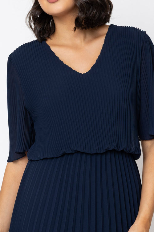 Carraig Donn Navy Michaela Midi Dress