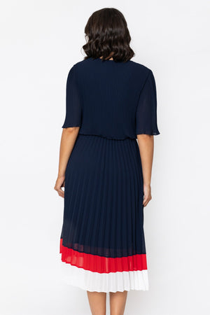 Carraig Donn Navy Michaela Midi Dress