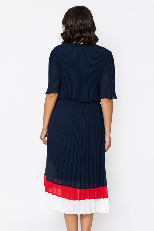 Carraig Donn Navy Michaela Midi Dress