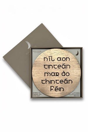 Carraig Donn NíL Aon TinteáN Mar Do ThinteáN FéIn Bronze Wall Art