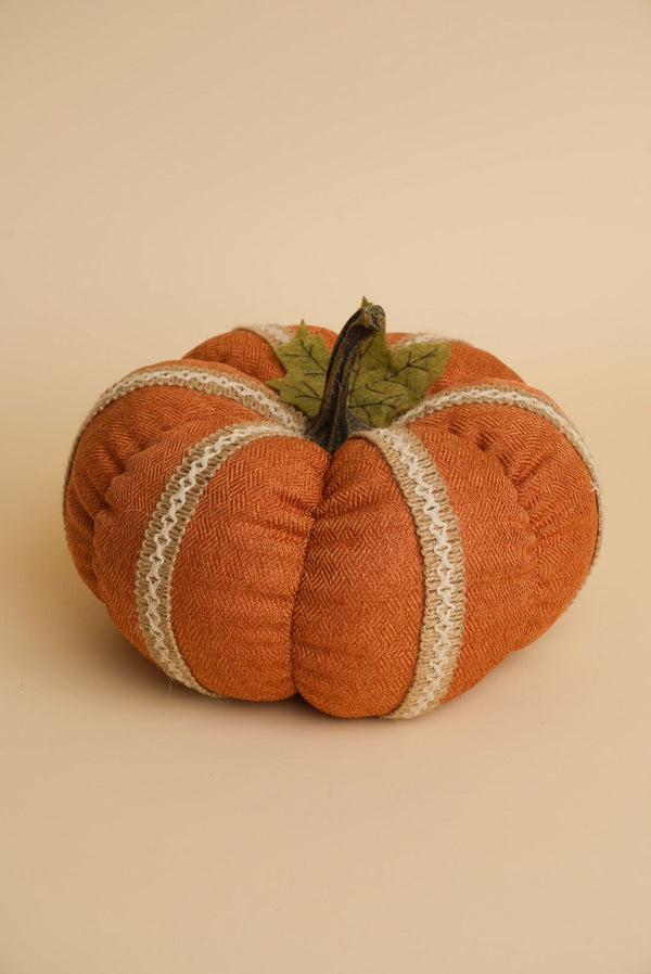 Carraig Donn Orange Fabric Lace Halloween Pumpkin