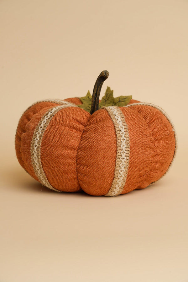 Carraig Donn Orange Fabric Lace Halloween Pumpkin