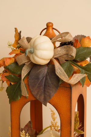 Carraig Donn Orange Harvest Pumpkin Lantern Decorative Ornament