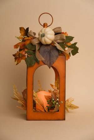 Carraig Donn Orange Harvest Pumpkin Lantern Decorative Ornament