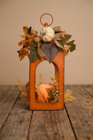Carraig Donn Orange Harvest Pumpkin Lantern Decorative Ornament