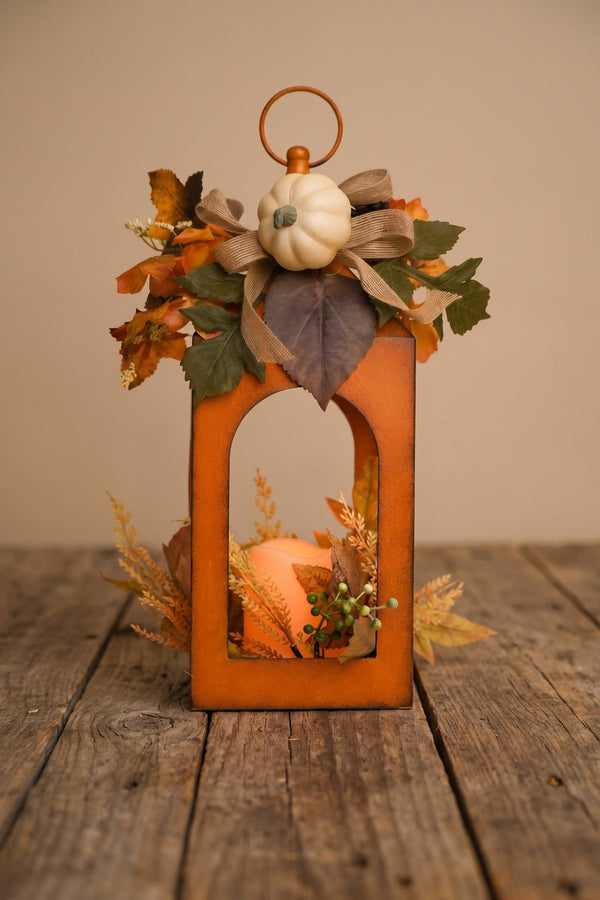Carraig Donn Orange Harvest Pumpkin Lantern Decorative Ornament