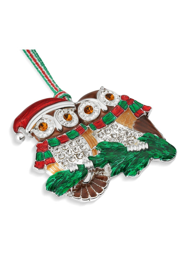 Carraig Donn Owl Couple Christmas Decoration
