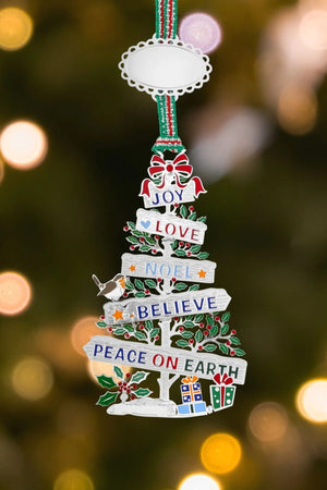 Carraig Donn Peace On Earth Christmas Tree Decoration